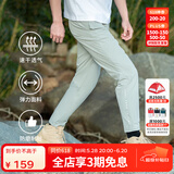 思凯乐（SCALER）速干裤男弹力透气直筒休闲运动长裤女F3514408 灰色-男 XL 