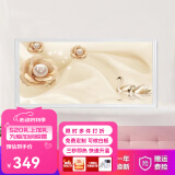 浩立德 取暖器碳晶墙暖壁画石墨烯挂式电暖器家用节能速热静音暖气 天鹅珍珠1000W
