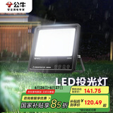 公牛（BULL）LED投光灯庭院灯工地灯园林照明露营灯 IP65防水100W-6500K白光