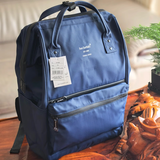 sun earth&u七夕全防水双肩包男女轻便背包时尚潮包女神节学生书包电脑包百搭 紫蓝色