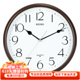 SEIKO日本精工客厅挂钟现代简约经典创意时尚石英时钟壁挂钟表QXA651 28cmQXA651B（店长推荐）