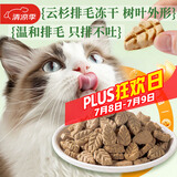petofstory宠物猫零食 云杉排毛冻干40g 猫咪专用温和化毛鸡肉磨牙零食