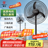 华生（Wahson）电风扇家用落地扇交流定频电扇立式工业扇18吋牛角扇低噪大风量宿舍办公车间商用强力风扇FS-D1806