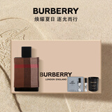 博柏利（BURBERRY）伦敦男士淡香水礼盒(50ml+1.5ml*2+蜡烛)节日生日礼物送男友