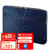 SANWA SUPPLY 山业电脑内胆包 防泼水笔记本电脑包 平板收纳包保护套 深蓝色 11.6英寸