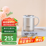 虎牌（TIGER）保温杯 办公型不锈钢真空杯茶滤网杯 水杯CWM-A035 350ml 金灰色NN 350ml