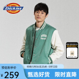 dickies 夹克 时尚宽松休闲棒球服外套 男女情侣运动11147 常春藤绿 M
