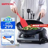 HAPPYCALL麦饭石不粘锅炒锅家用厨房煎炒菜锅多功能电磁炉燃气灶专用 麦饭石不粘炒锅 30cm