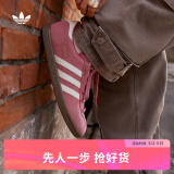 adidas「T头鞋」STADT经典运动板鞋男女春季新款阿迪达斯三叶草 浅粉/汉玉白/树脂黄     40