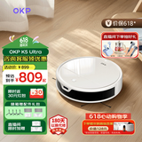 OKP扫地机器人 K5 Ultra 扫拖一体 ToF激光导航 智能家用规划路线 全自动吸尘扫地擦地拖地三合一体