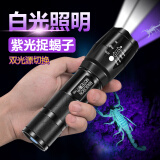 魔铁（MOTIE）手电筒蝎子灯专用照抓捕蝎子紫外线强光远射紫光灯充电户外知了猴