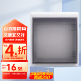 罗格朗（LEGRAND）电工电料86型暗装开关插座防水盒 防溅盒 浴室防水罩 IP54软膜半透明开关防水盒