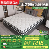 东宝床垫（DONBLE） 国家补贴乳胶床垫独立袋装弹簧床垫软硬两用环保席梦思床垫DS302 E款面拆款+乳胶+3E椰棕+独立弹簧 1200*2000