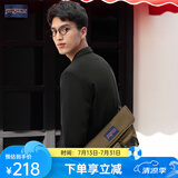 JANSPORT杰斯伯斜挎包通勤学校防泼水男女休闲 4QV5 7G3 卡其色