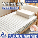 南极人全棉乳胶椰棕床垫子0.9x1.9米学生宿舍海绵垫单人加厚榻榻米床褥 高雅白-厚约6cm【全棉+3E椰棕】 90*190cm【椰棕充填 不易塌陷】