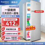 荣事达（Royalstar）迷你小冰箱 租房用小型双门电冰箱家用宿舍冷藏冷冻两用节能 86A158【一级能效】【三天约一度电】银