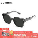 MOLSION陌森潮流太阳镜女2025肖战同款墨镜男方框高清偏光MS3129&MS3128 MS3128C11透灰框+灰色片 偏光