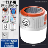 曼戈途超亮停电充电灯泡应急露营帐篷挂户外太阳能照明足球灯夜市摆地摊 90000W强光8800毫安20小时遥控
