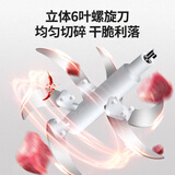 京严绞肉机家用电动绞馅机商用大容量碎肉打肉机婴儿辅食机多功能料理机搅馅搅菜搅肉机蒜泥肉沫搅拌机 【6叶精钢刀】配件单独刀片1套 0L