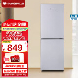 上菱 183升 双门冰箱 风冷无霜 节能低噪 净味养鲜 冷藏冷冻控温保鲜 小型家用两门电冰箱 BBY183WL（铂银）