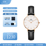 丹尼尔惠灵顿（DanielWellington）dw手表女 简约时尚欧美腕表石英女士手表 生日礼物送女友 28mm女表-白盘气质DW230