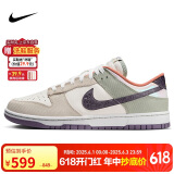 耐克NIKE板鞋男子休闲鞋 DUNK 舒适百搭运动鞋 HV5750-133白绿紫40