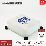 野兽派家居（tbh）熊猫嘭嘭发财麻将靠垫客厅沙发抱枕靠垫床头靠枕礼物 熊猫嘭嘭发财麻将靠垫 38cm*30cm 含枕芯