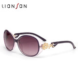 恋上太阳镜墨镜防紫外线大框修脸女士时尚眼镜驾驶镜 13038渐变紫