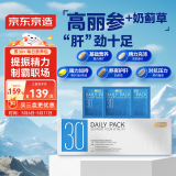 J.ZAO京东京造男士30+每日营养包*30袋 复合维生素 含锌硒镁鱼油