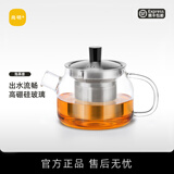 尚明（SAMADOYO）耐热玻璃冲茶壶带过滤泡花茶壶小容量泡茶器功夫茶具套装家用办公 单壶 470ml