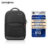 新秀丽（Samsonite）电脑包双肩包商务背包笔记本包休闲都市36B*09009黑色15英寸