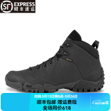 嘎蒙特（GARMONT）户外登山鞋男女款 GTX防水透气耐磨防滑4.2轻量战术靴徒步鞋 战术黑4.2 41