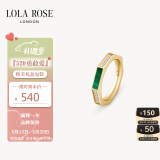 LOLA ROSE罗拉玫瑰八边形戒指宝石简约520送女朋友礼物生日礼物女