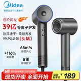 美的（Midea）吹风机家用负离子大功率不伤发 电吹风高速护发吹风机吹卷套装风筒 39亿等离子护发 杀菌除螨 【新款11万转高速39亿等离子NTC智能温控杀菌】 父亲节礼物送爸爸生日送女生妈妈老人老婆