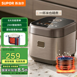 苏泊尔（SUPOR）小型家用电饭煲2L小容量不粘圆厚釜触控面板智能预约微压多功能1-2人电饭锅SF20FC1165