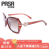 帕莎（prsr）太阳镜女复古墨镜偏光遮阳开车眼镜可配近视镜片T60017 茶色T095-p45（高清偏光）