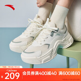 安踏兔子鞋丨关晓彤同款休闲鞋女鞋厚底网面透气小白鞋运动老爹鞋