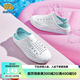 Skechers斯凯奇儿童洞洞鞋夏季凉鞋男女童涉水溯溪鞋防滑沙滩拖鞋91995L 女童/白色/多彩色/WMLT 38