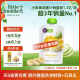 小皮（Little Freddie）燕麦香蕉苹果泥 婴儿水果泥 欧洲进口宝宝辅食泥谷物泥100g*1袋