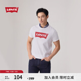 Levi's李维斯情侣美式宽松印花时尚简约舒适潮流纯棉圆领短袖T恤 白色 002A0-0000 M