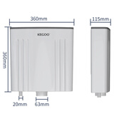 科固（KEGOO）免打孔蹲便器冲水箱冲便器厕所卫生间蹲坑蹲厕配件通用全套K7016