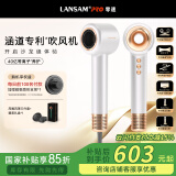 LANSAM零速电吹风机家用理发店发廊专用负离子护发大功率大风力吹头发风筒不伤发高速速干 标准版-丝绸白