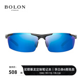 BOLON暴龙太阳镜男偏光镜墨镜开车驾驶镜太阳眼镜骑行镜飞行员BL2282 A19 镜框深枪灰/镜片蓝色