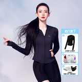 SIINSIIN【戚薇同款】冰皮防晒衣女夏季透气修身冰丝防晒服户外穿搭外套 【连帽款】显瘦黑【组合装】 S