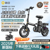 新日（Sunra）上市品牌新国标折叠电动自行车铝合金代驾电动车锂电池助力电瓶车户外超长续航汽车级动力电芯 豪华16减震/进口级A品电芯25A纯电≤75km