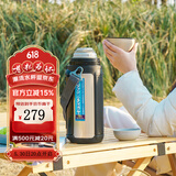虎牌（TIGER）家居馆 保温壶男女车载旅行壶热水壶MHJ-A15C户外运动不锈钢大容 香槟金NH 1.5L