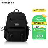 新秀丽（Samsonite）书包初高中生男女孩双肩包抗菌减负大学生背包高颜值大容量NW4