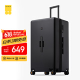 地平线8号（LEVEL8）行李箱 密码拉杆箱女男托运旅行PC箱28英寸大容量 旅行者系列黑色