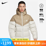 耐克NIKE羽绒服男短款WR 650-D FLD外套FB8178-247美拉德卡其XL