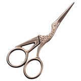 尚言坊钛金茶剪刀茶具配件家用高端剪刀茶叶包袋剪子茶艺茶道茶桌摆件